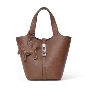Kadynow Vegan Leather Bucket Tote Bag for Women