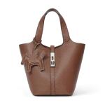 Kadynow Vegan Leather Bucket Tote Bag for Women