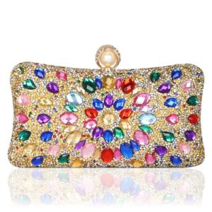 Sparkly Rhinestone Clutch Evening Bag for Women