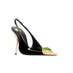 THESHY Women's Slingback Stiletto Heels with Gems