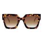 SOJOS Retro Oversized Tortoise Sunglasses for Women