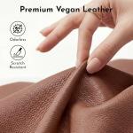Kadynow Vegan Leather Bucket Tote Bag for Women