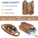 Sursee Leather Hobo Bag for Women - Trendy Crossbody