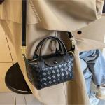 Braided Luxury Leather Mini Women's Handbag