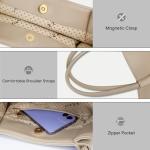 KKXIU Vegan Leather Tote Bag for Women