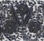 EROUG·E Sequin Flower Evening Clutch Bag