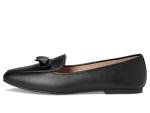 Cole Haan Black Leather Bow Loafers for Women