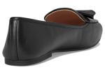 Cole Haan Black Leather Bow Loafers for Women
