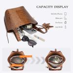 Deep Grey Vegan Leather Crocodile Tote Bag