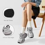 Beau Today Women's Chunky Platform Fashion Sneakers