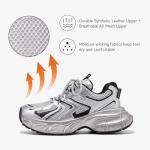 Beau Today Women's Chunky Platform Fashion Sneakers