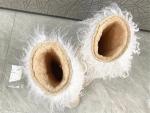 Mongolian Sheep Fur Knee-High Snow Boots for Women