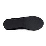 FUNKYMONKEY Women's Comfortable Black Ballet Flats