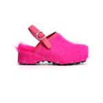 Luxury Women's Cowhide Hair Platform Clogs