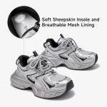 Beau Today Women's Chunky Platform Fashion Sneakers