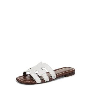 Sam Edelman Bay Classic White Leather Slide Sandal