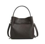 Light Luxury Lychee Patterned Crossbody Bucket Bag