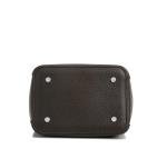 Light Luxury Lychee Patterned Crossbody Bucket Bag