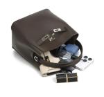 Light Luxury Lychee Patterned Crossbody Bucket Bag