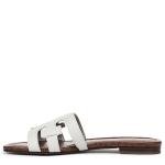 Sam Edelman Bay Classic White Leather Slide Sandal