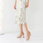 Susanny Nude Strappy Pointed Open Toe Heels