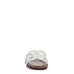Sam Edelman Bay Classic White Leather Slide Sandal