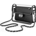VOULEZVUE Clear Stadium Crossbody Bag with Chain Strap