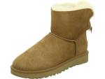 UGG Women's Mini Bailey Bow II Boots, Chestnut
