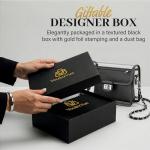 VOULEZVUE Clear Stadium Crossbody Bag with Chain Strap