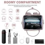 VANKEAN Stylish 17-Inch Laptop Backpack in Pink