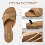 Stylish Women’s Leather Summer Flat Sandals
