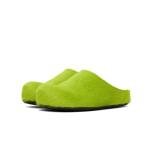 Luxury Fur Slide Mules for Women in Green
