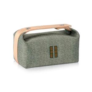 Stylish Grass Green Luxury Makeup Bag for Women