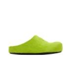 Luxury Fur Slide Mules for Women in Green