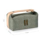 Stylish Grass Green Luxury Makeup Bag for Women