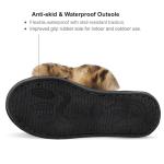 Cozy Leopard Faux Fur Slide Slippers for Women