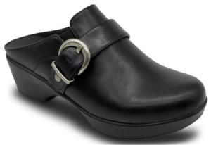 Hodrmios Women's Black Comfortable Slip-On Mules