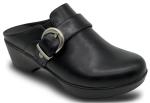 Hodrmios Women's Black Comfortable Slip-On Mules