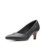 Clarks Women’s Black Leather Jerica Pumps, Size 7.5