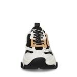 Steve Madden Women's Black/Tan Possession Sneakers