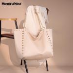 Montana West Chic Oversized Vegan Leather Tote