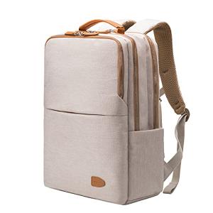 NOBLEMAN Luxury Women's Laptop Backpack - Beige