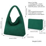 Queenoris Vegan Leather Hobo Bag for Women