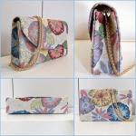 Floral Embroidery Evening Clutch Bag for Women