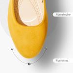 Chic Women's Black Ballet Flats for Work