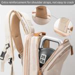 NOBLEMAN Luxury Women's Laptop Backpack - Beige