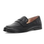 Frye Faith Women's Black Leather Slip-On Loafers