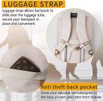NOBLEMAN Luxury Women's Laptop Backpack - Beige