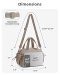BAGSMART Lightweight Water-Resistant Crossbody Bag