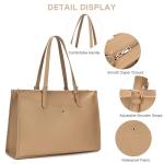 Stylish Laptop Tote Bag with Multi Pockets